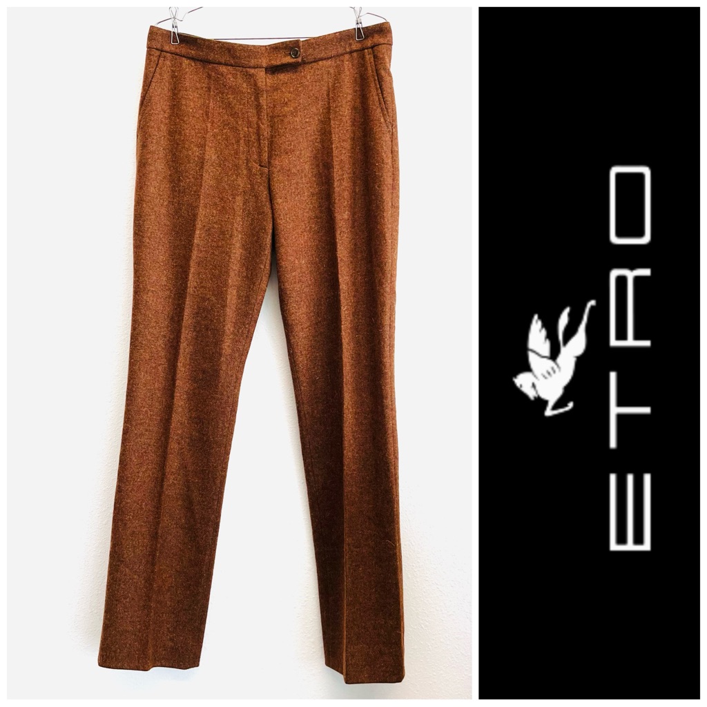 Etro Wool Slacks Trousers Pants